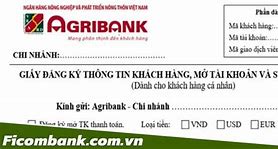 Bộ Hồ Sơ Vay Vốn Của Ngân Hàng Agribank