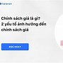 Chính Sách Một Giá Là Gì