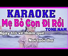 Karaoke Mẹ Bỏ Con Rồi